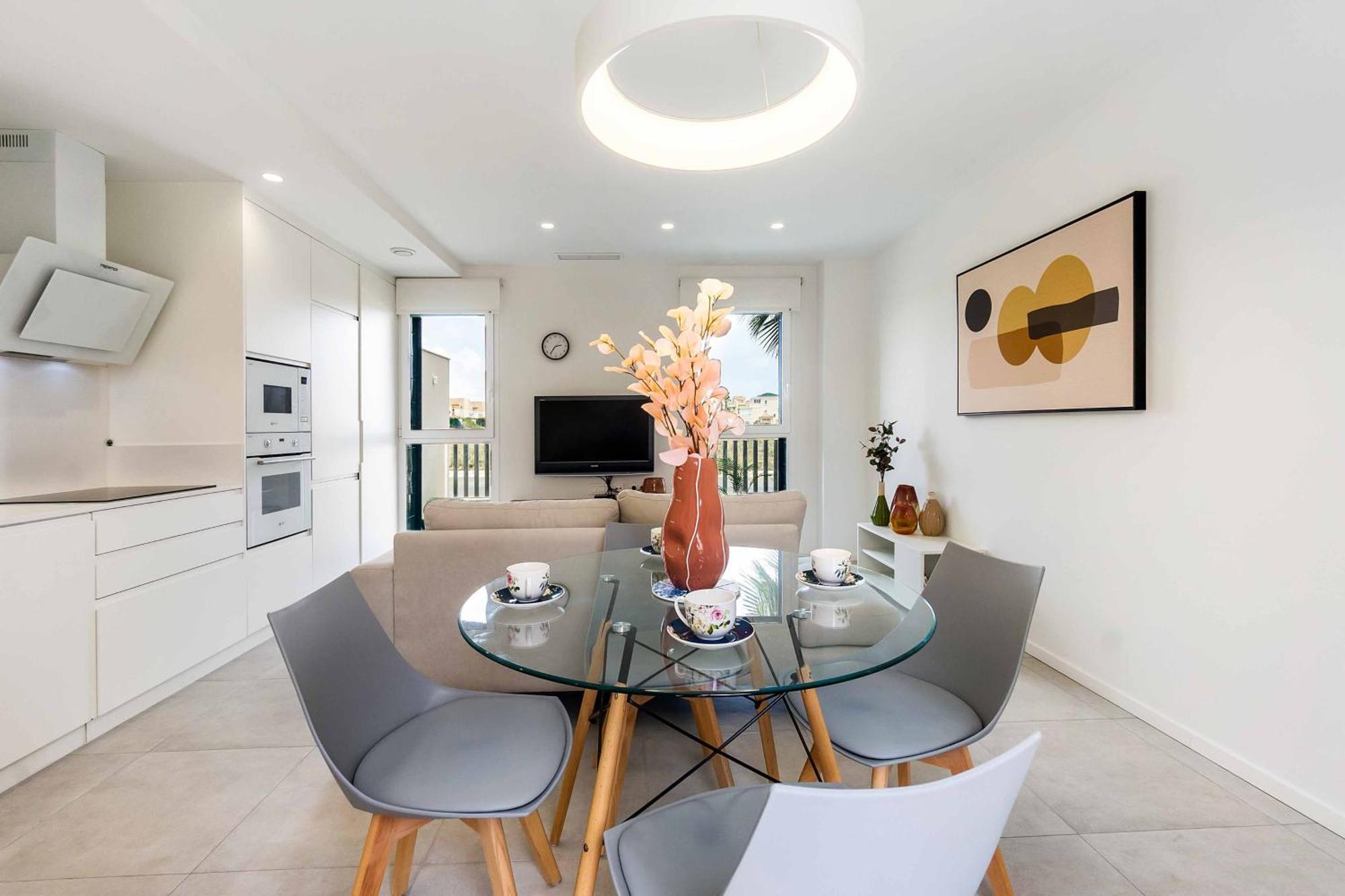 Turquesa Del Mar - Sun & Beach & Golf & Bike - Large Terrace Ground-Floor Spanish Apartment Dehesa de Campoamor  Buitenkant foto