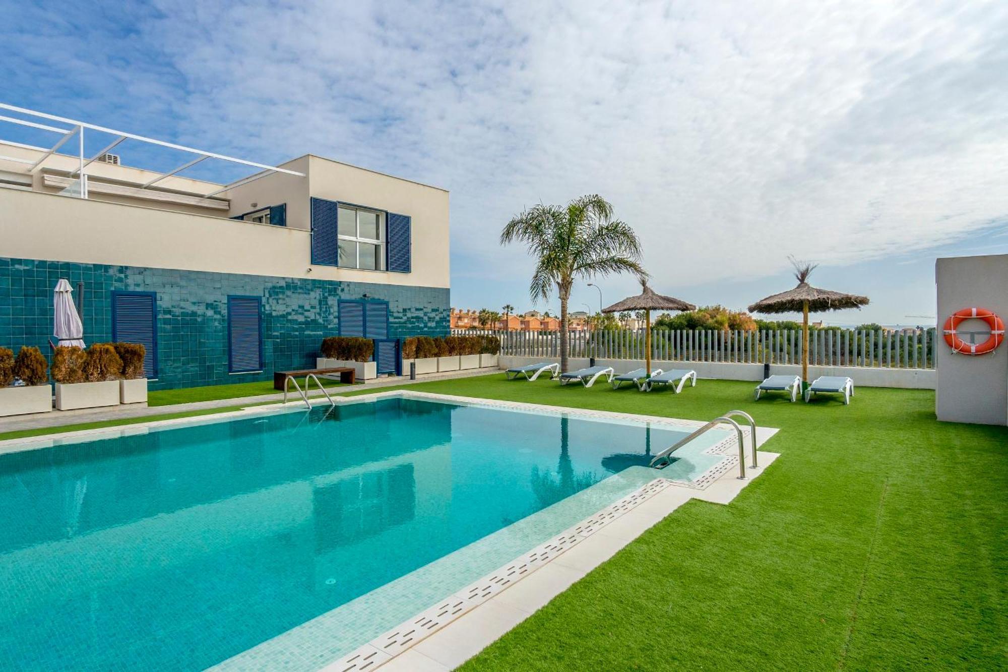 Turquesa Del Mar - Sun & Beach & Golf & Bike - Large Terrace Ground-Floor Spanish Apartment Dehesa de Campoamor  Buitenkant foto