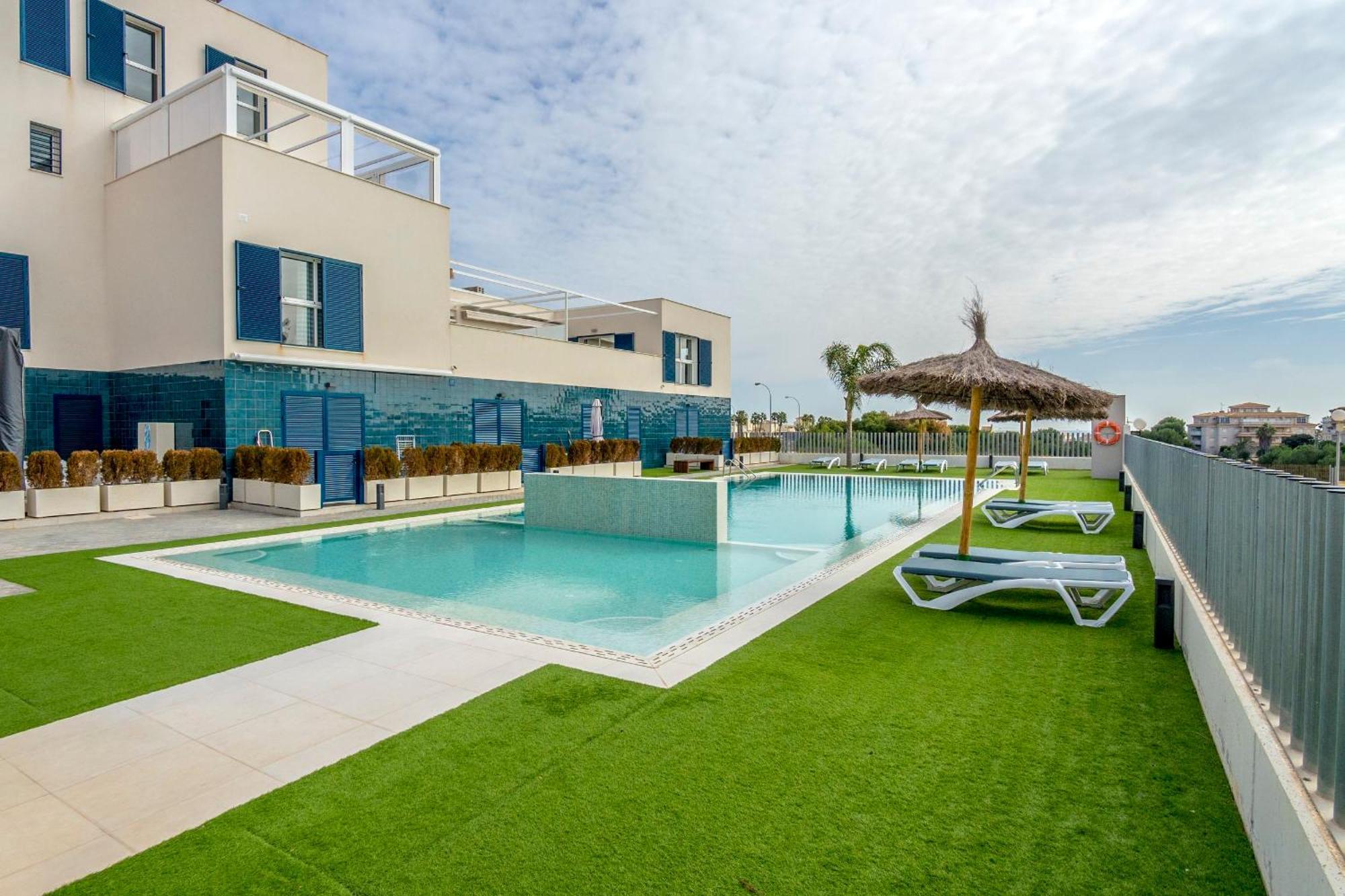 Turquesa Del Mar - Sun & Beach & Golf & Bike - Large Terrace Ground-Floor Spanish Apartment Dehesa de Campoamor  Buitenkant foto