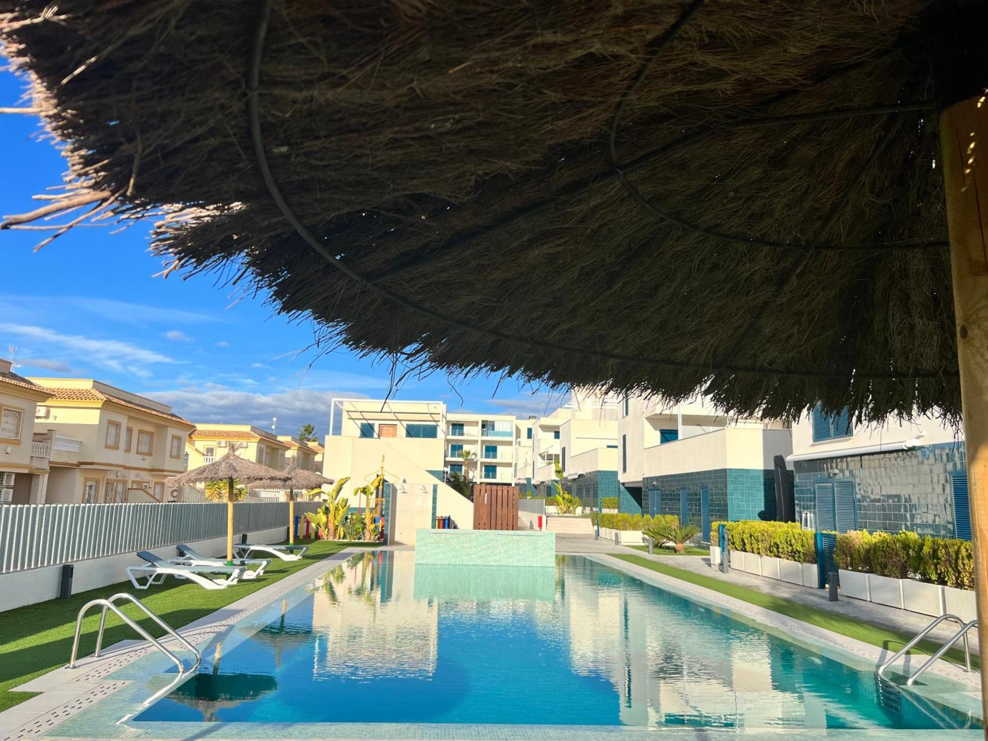 Turquesa Del Mar - Sun & Beach & Golf & Bike - Large Terrace Ground-Floor Spanish Apartment Dehesa de Campoamor  Buitenkant foto